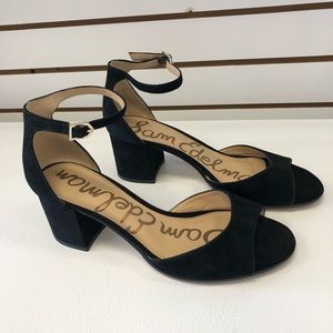 Sam Edelman suede block heels